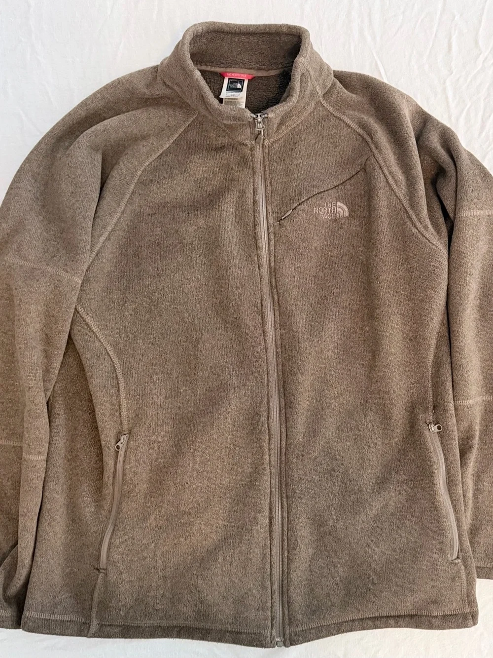The North Face Brown Full-Zip Fleece Jacket